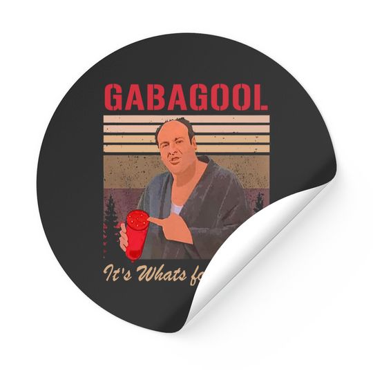 Gabagool Tony Sopranos It's Whats For Dinner Unisex Women Men Sticker