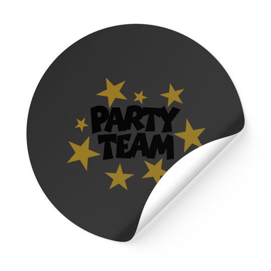 Party Team Stars Sticker