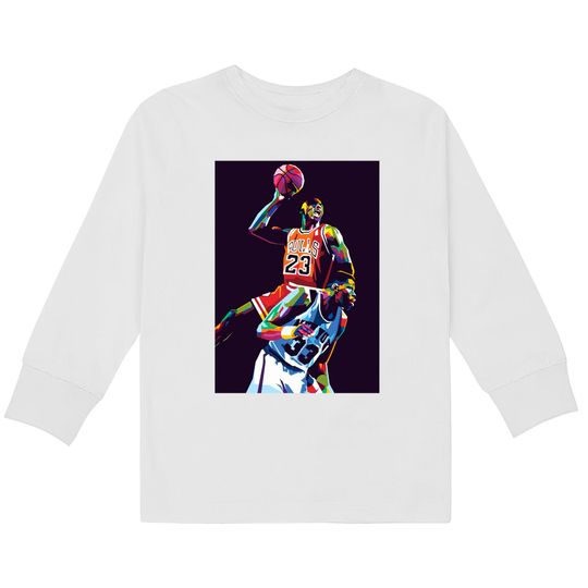 Michael Jordan - Michael Jordan -  Kids Long Sleeve T-Shirts