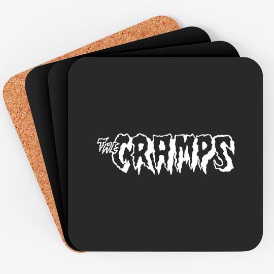 The Cramps Unisex Coasters: Logo