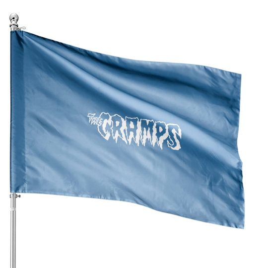 The Cramps Unisex House Flags: Logo