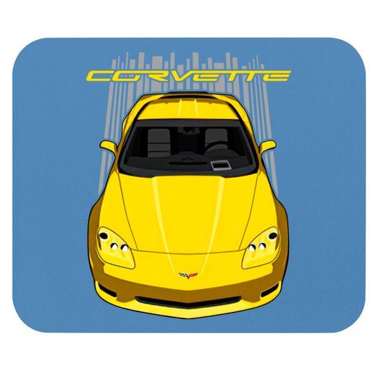 Corvette C6 - Yellow - Corvette C6 - Mouse Pads