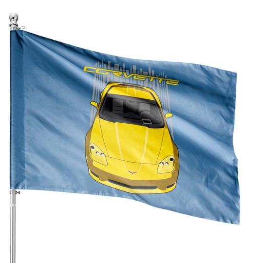Corvette C6 - Yellow - Corvette C6 - House Flags