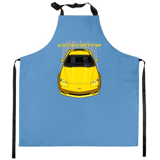 Corvette C6 - Yellow - Corvette C6 - Kitchen Aprons