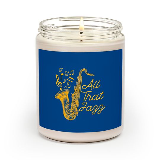 Jazz Music Musician Scented Candles