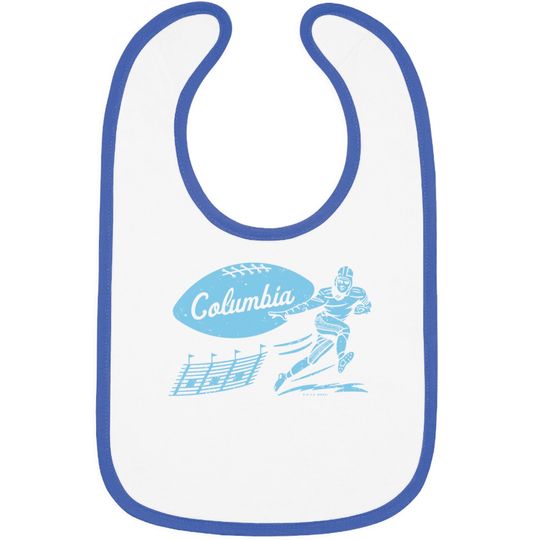 Vintage College Football - Columbia Lions (Blue Columbia Wordmark) - Columbia University - Bibs