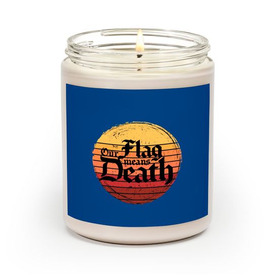 Our Flag Means Death On Retro Sunset Essential Scented Candles