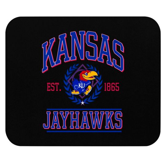 Vintage NBA Kansas Jayhawks Logo Mouse Pads, University of Kansas,