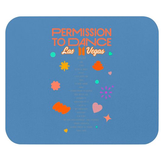 Permission To Dance Las Vegas Mouse Pads