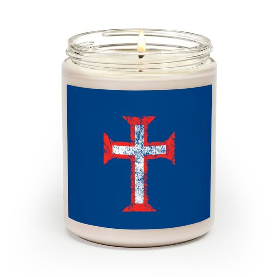 Order of Christ Cross-Templar-Portugal-Distressed - Templar - Scented Candles