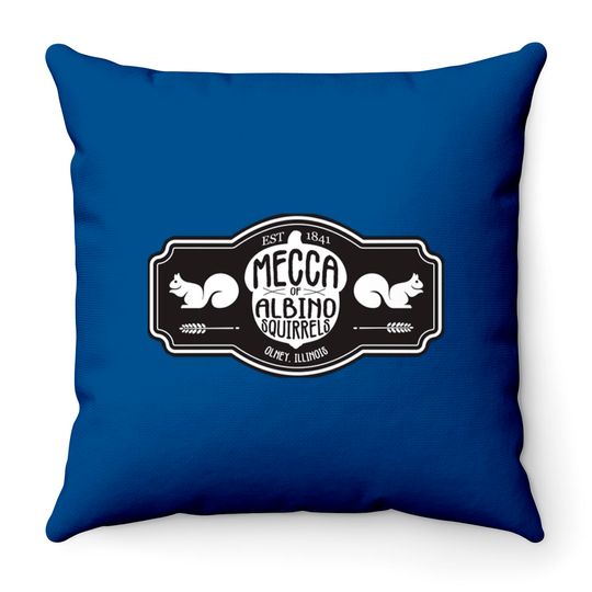 Mecca of Albino Squirrels - Weird Al - Throw Pillows