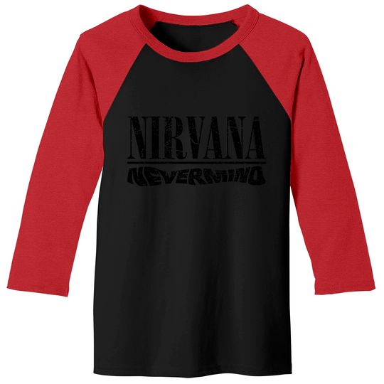 Nirvana Nevermind Music Rock Band Baseball Tees