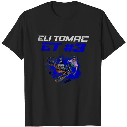 Eli Tomac Shirt, Eli Tomac 3, ET3 2022, Motorcycle Racer Shirt
