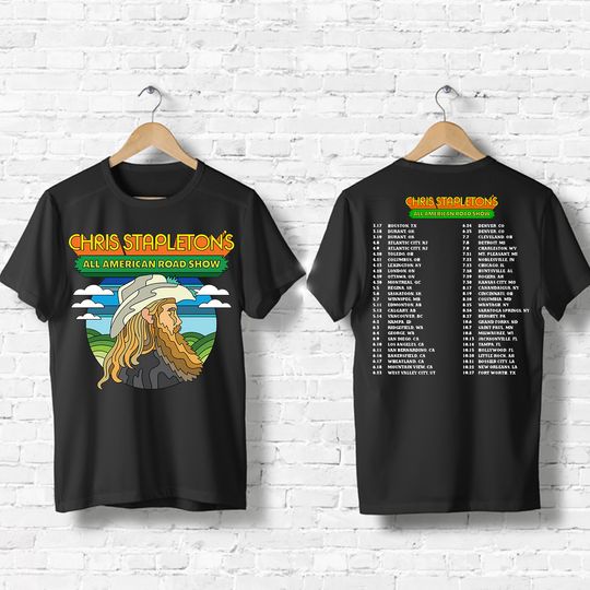 Chris Stapleton All American Road Show 2022 Tour T-shirt