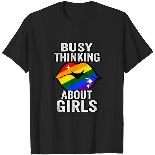 Busy Thinking About Girls Classic T-Shirt