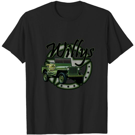 Willys Jeep US Military - Jeep - T-Shirt