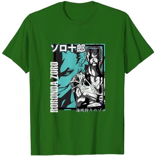 Roronoa Zoro by IKIGAISEKAI | One Piece - One Piece - T-Shirt