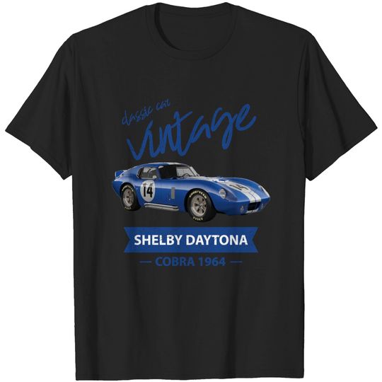 Classic Car Vintage Shelby Daytona Cobra 1964 - Shelby Daytona - T-Shirt