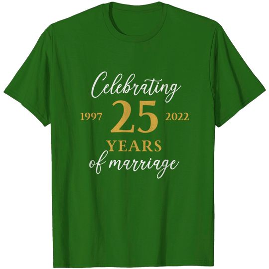 Funny 25 Years of marriage 1996 25th Wedding Anniversary T-Shirt