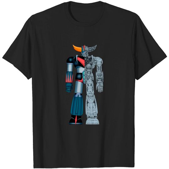 Goldrake UFO Grendizer Schematic - Ufo Grendizer - T-Shirt