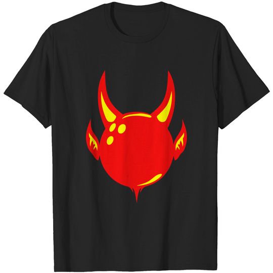 bowling ball devil sports logo T-shirt