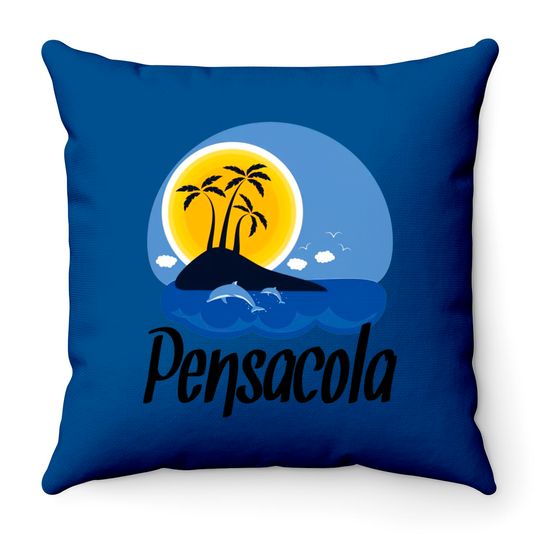 Pensacola Florida - Pensacola Florida - Throw Pillows