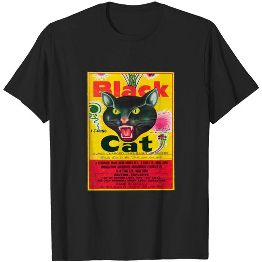 Black Cat Firecrackers T-shirt