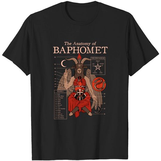 The Anatomy of Baphomet - Baphomet - T-Shirt