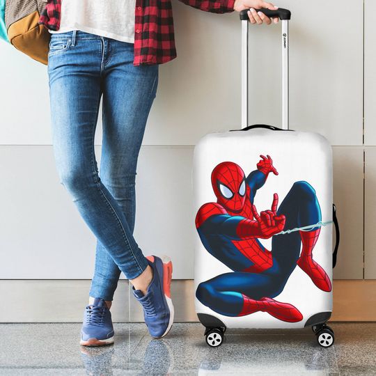 Children Spider Man Luggage Covers