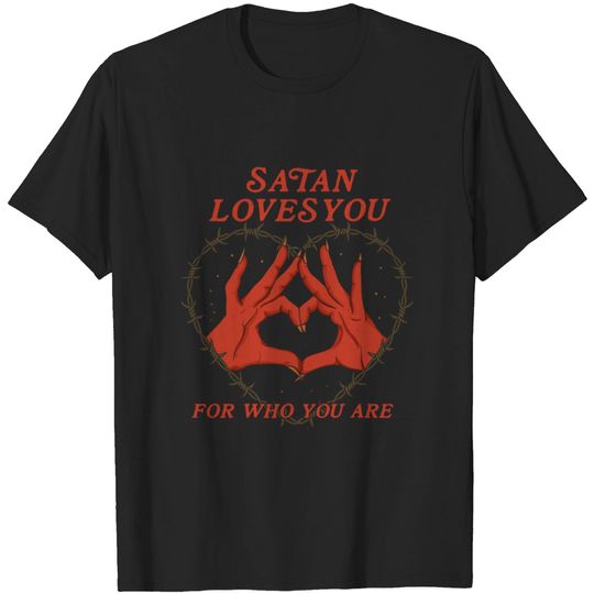 Satan Loves You - Satan - T-Shirt