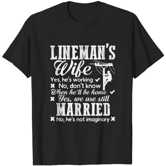Lineman's Wife Shirt T-shirt