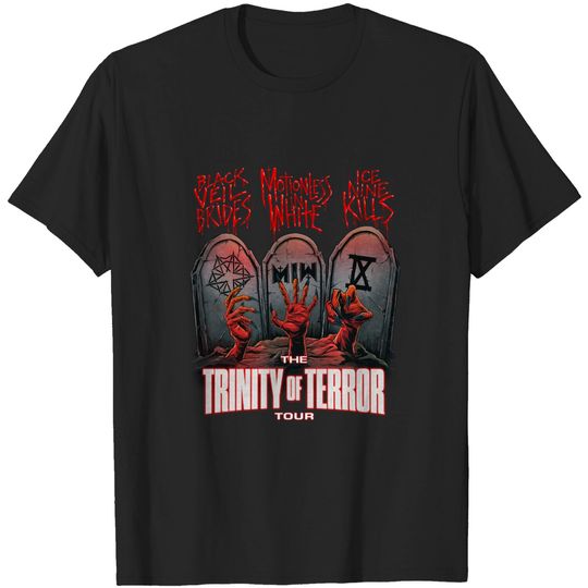 Tour 2022 The Trinity of Terror Tour T-Shirt, 2022 Tour Music Tee