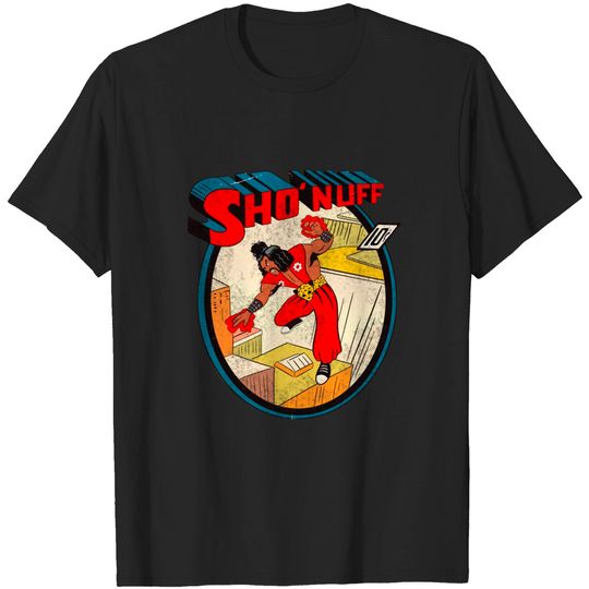 shogun of harlem retro - Sho Nuff - T-Shirt