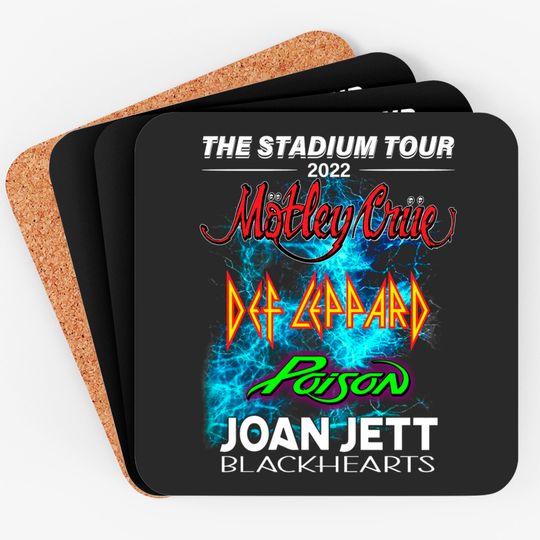 The Stadium Tour Motley Crue Def Leppard Poison Joan Jett Coasters