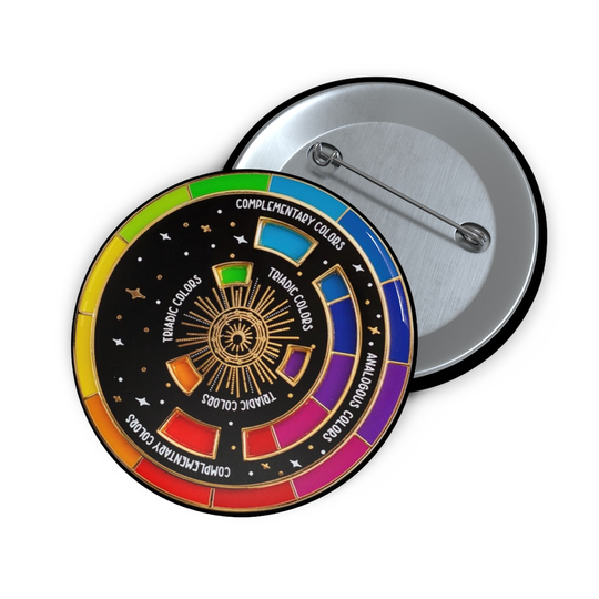 Color Wheel Pin Button