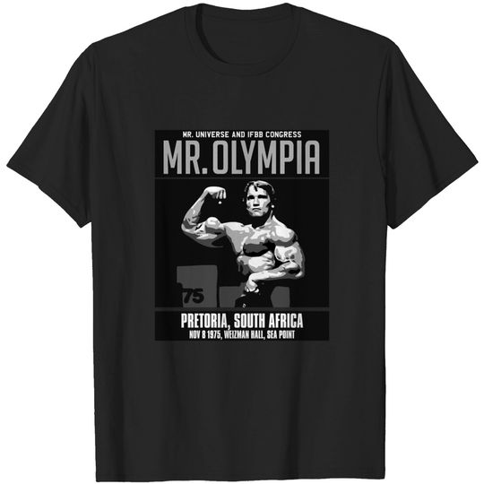 Mr Olympia 1975 - Arnold Schwarzenegger - T-Shirt