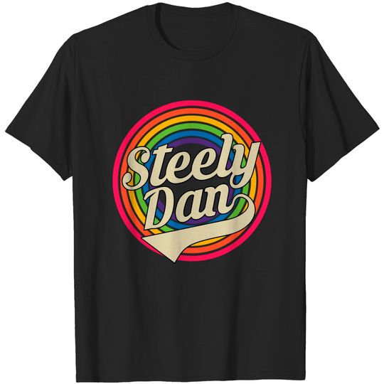 Steely Dan - Retro Rainbow Style - Steely Dan - T-Shirt