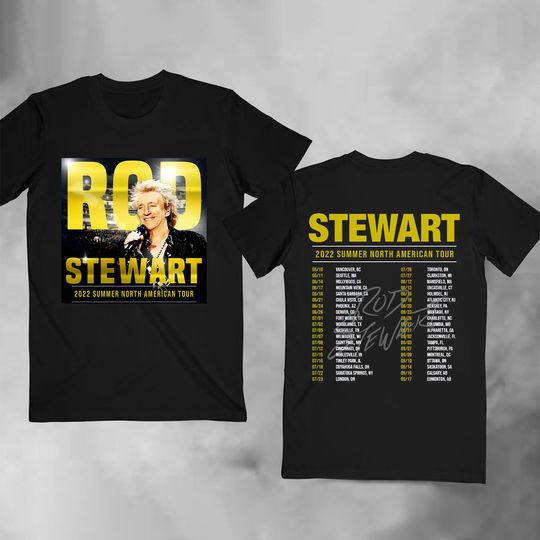 Rod Stewart 2022 Summer North American Tour T Shirt