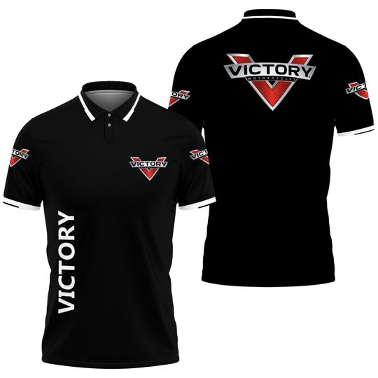 Victory motorcycles polo shirt classic style
