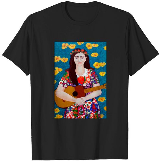 Violeta Parra and the song The gardener - Love - T-Shirt