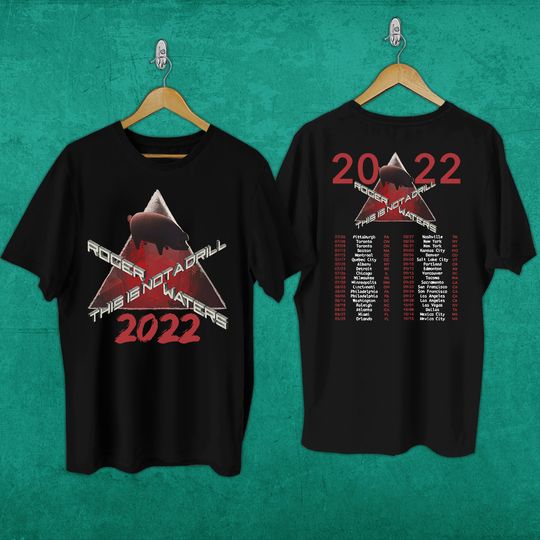 Roger Waters 2022 This is Not a Drill Concert Tour T Shirt