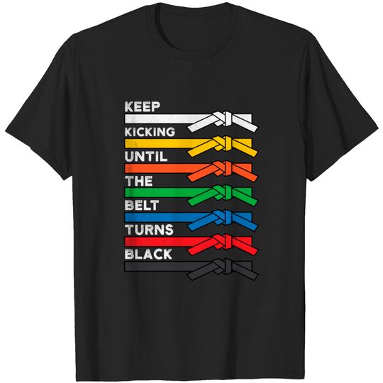 Cool Taekwondo Belt Rank Shirt - Martial Arts Gift T-shirt