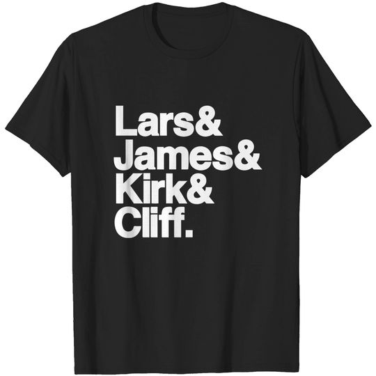 Lars&James&Kirk&Cliff. - Lars James Kirk Cliff - T-Shirt