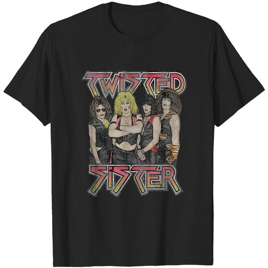 Twisted Sister Twisted Sister Graphite Heather Adult T-Shirt