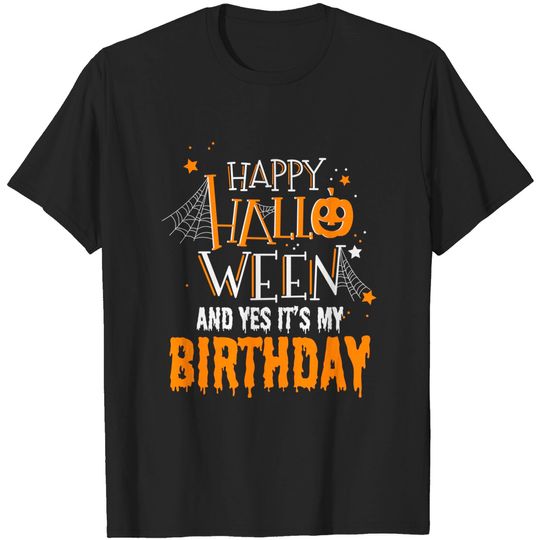 Birthday Halloween Birthday Gifts T-Shirt