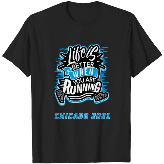 Chicago Runner 26 Mile Marathon 2021 T-Shirt