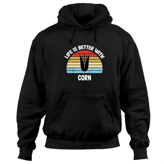 Retro Corn Pullover Hoodie