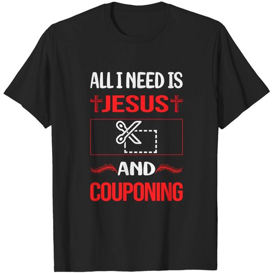 Funny Jesus Couponing Coupon Couponer - Couponing - T-Shirt