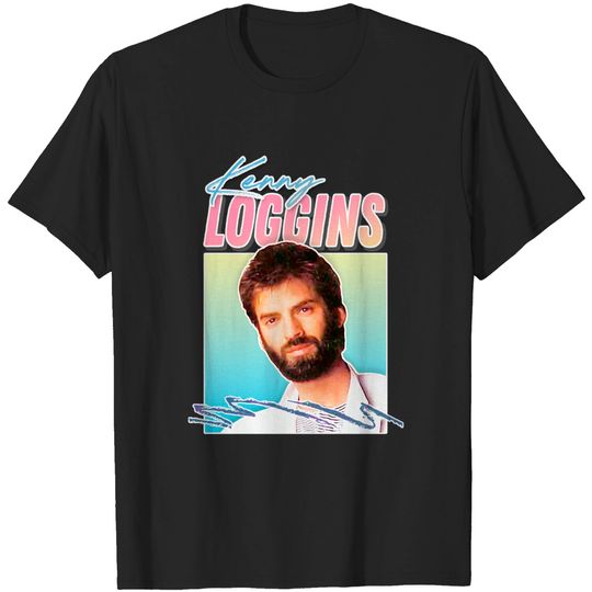 Kenny Loggins / 80s Retro Aesthetic Fan Art Design - Soft Rock Fan - T-Shirt
