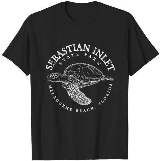 Sebastian Inlet State Park Florida Scuba Diving Turtle T-Shirt